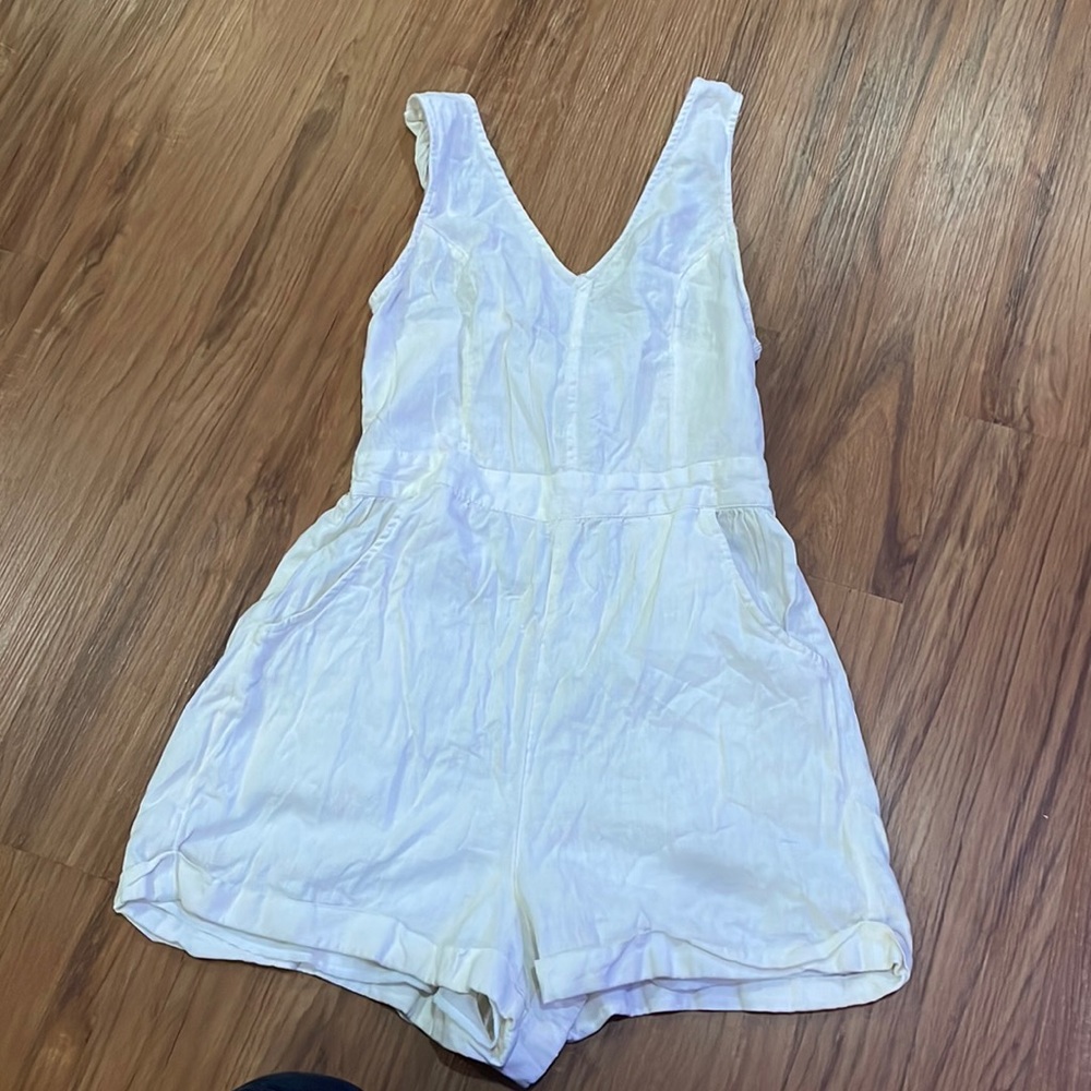 White American Eagle Romper